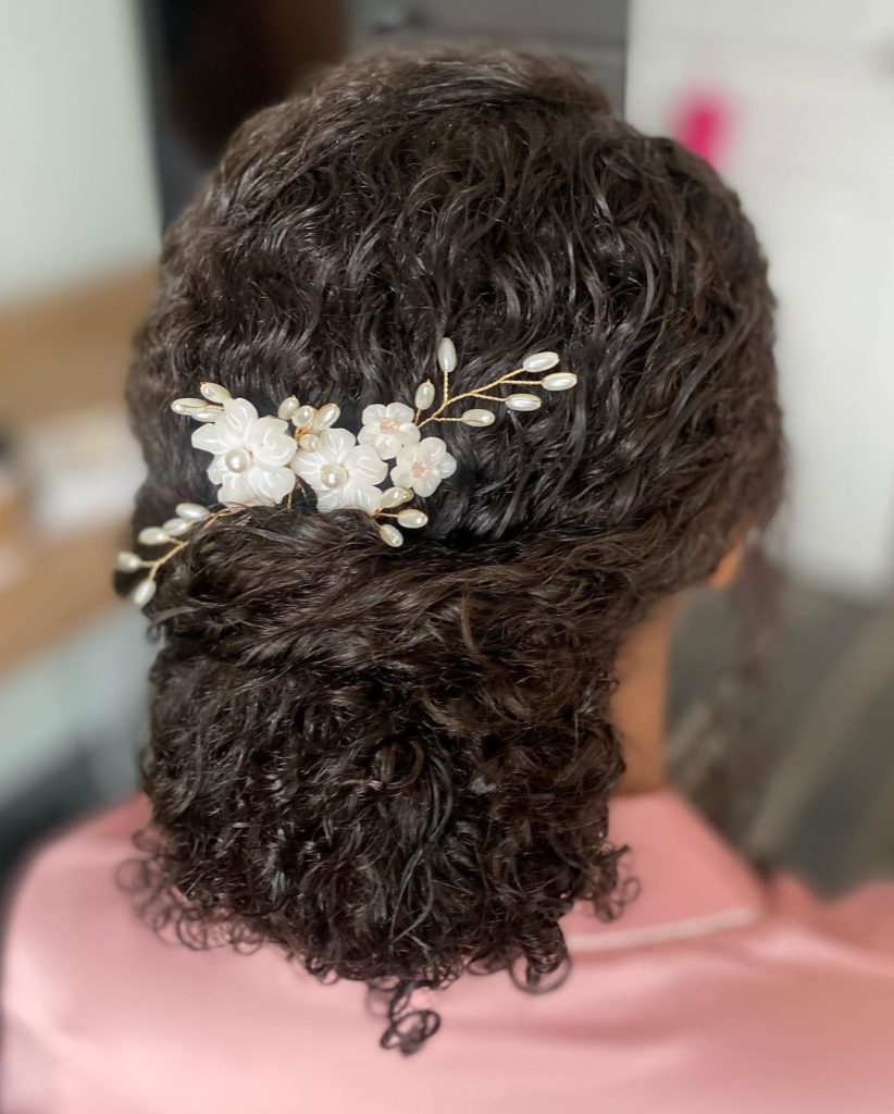 orlando curly hair wedding stylist